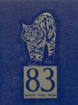 White Pine County High School 1983 yearbook cover photo