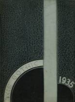 Bloomington High School 1935 yearbook cover photo