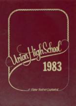 Union High School 1983 yearbook cover photo