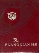 Plano High School 1951 yearbook cover photo