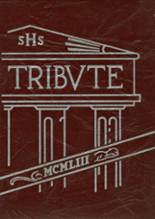 Stephens High School 1953 yearbook cover photo