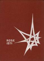 1971 Wild Rose High School Yearbook from Wild rose, Wisconsin cover image