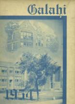 Galva High School 1954 yearbook cover photo