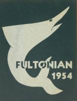 Fulton High School 1954 yearbook cover photo