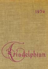 1939 Triadelphia High School Yearbook from Wheeling, West Virginia cover image