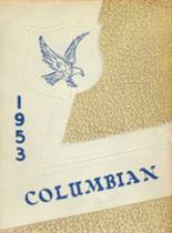 Columbia High School 1953 yearbook cover photo