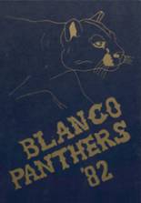 Blanco High School 1982 yearbook cover photo