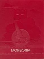Monson High School 1951 yearbook cover photo