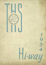 Teaneck High School 1954 yearbook cover photo