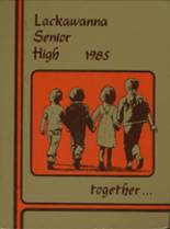 Lackawanna High School 1985 yearbook cover photo