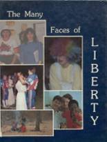 Liberty High School 1984 yearbook cover photo