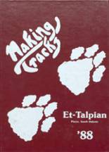 1988 Platte High School Yearbook from Platte, South Dakota cover image