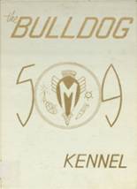 Milbank High School 1959 yearbook cover photo