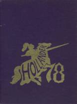 Holland Patent Central High School 1978 yearbook cover photo