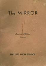 Phillips High School 1942 yearbook cover photo