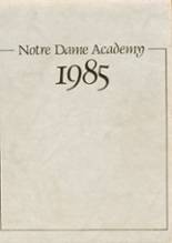 Notre Dame Academy 1985 yearbook cover photo