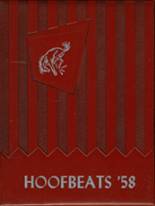 Floyd High School 1958 yearbook cover photo