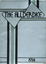 Allderdice High School 1934 yearbook cover photo