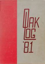 Oak Ridge High School 1981 yearbook cover photo