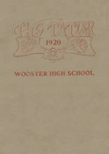 Wooster High School 1920 yearbook cover photo
