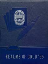 Ballston Spa High School 1955 yearbook cover photo