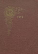 Highland High School 1924 yearbook cover photo