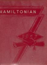 Hamilton Township High School 1957 yearbook cover photo