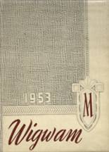 Mahnomen High School 1953 yearbook cover photo