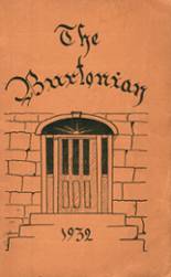 Burr & Burton Academy 1932 yearbook cover photo