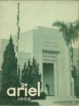 Santa Ana High School 1956 yearbook cover photo