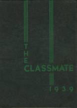Washington High School 1939 yearbook cover photo