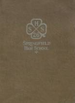 1926 Platteview High School Yearbook from Springfield, Nebraska cover image