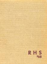 Richmond High School 1968 yearbook cover photo