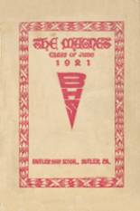 Butler High School 1921 yearbook cover photo