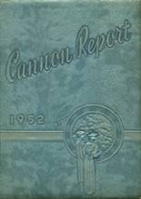 1952 Cannon High School Yearbook from Kannapolis, North Carolina cover image