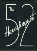 Haverling High School 1952 yearbook cover photo