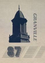 Granville High School 1987 yearbook cover photo