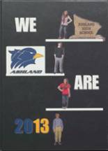 Ashland High School 2013 yearbook cover photo