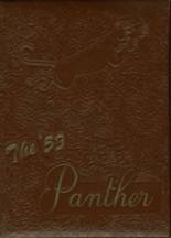 Powell High School 1953 yearbook cover photo
