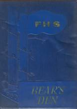 Frost High School 1960 yearbook cover photo
