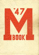 Monroe High School 1947 yearbook cover photo