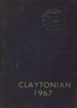 Clayton High School 1967 yearbook cover photo