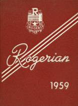 Rogers High School 1959 yearbook cover photo