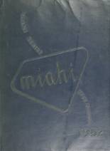 Miami High School 1952 yearbook cover photo