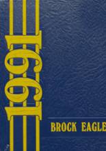 Brock High School 1991 yearbook cover photo