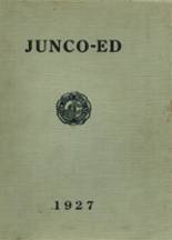 Junction City High School 1927 yearbook cover photo