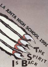 La Junta High School 1991 yearbook cover photo