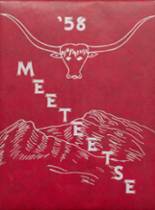 Meeteetse High School 1958 yearbook cover photo