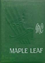 Maple City High School 1955 yearbook cover photo