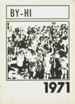 Byron High School 1971 yearbook cover photo